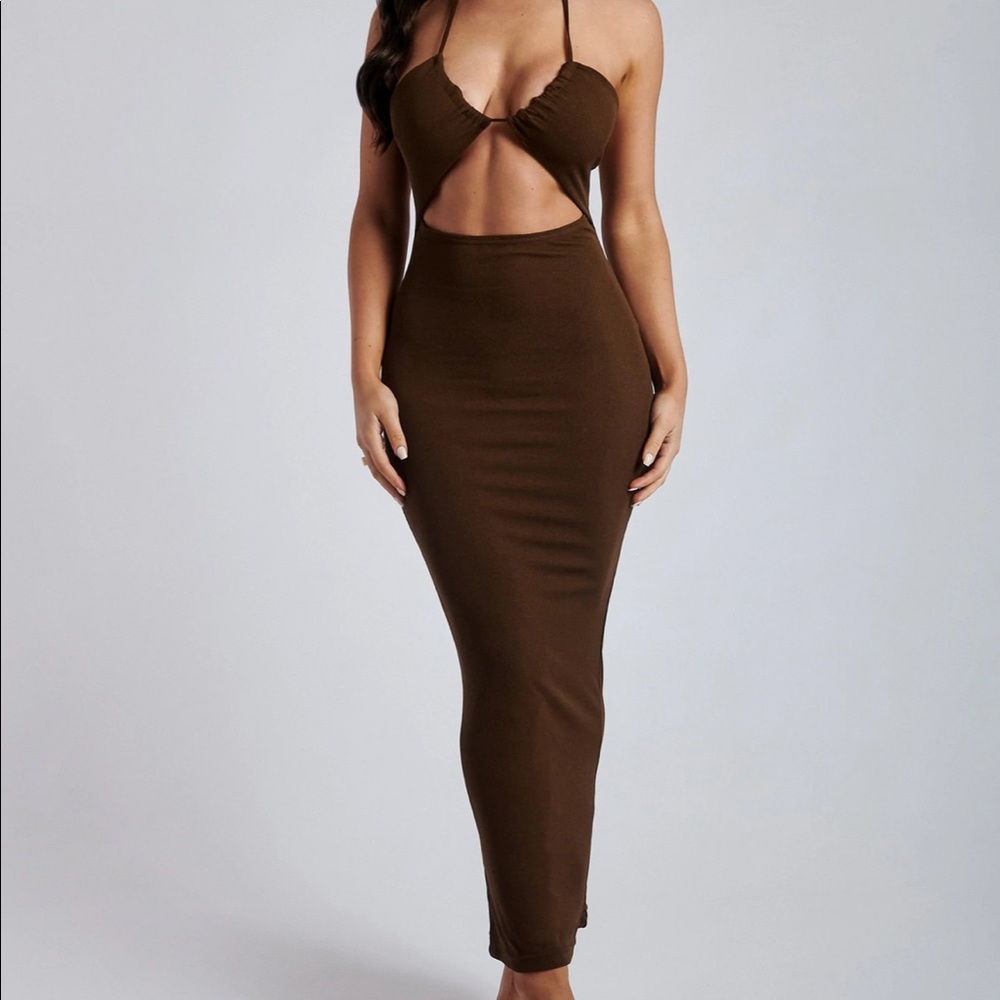 New Meshki Ribbed Drawstring Dress